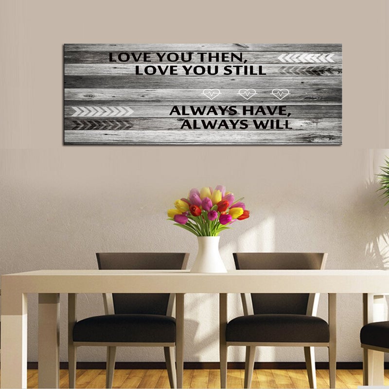 DZL Art A71841 Wall Art Love You Still Large Wall Art Canvas (Ready To Hang) For Master Bedroom Wall Decor bathroom decor - Image 3